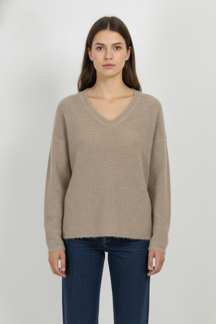 Pull Beige - Taille S/36 de la marque Sud express | PARAD106841 - Vendu par Paradigme - Image 1