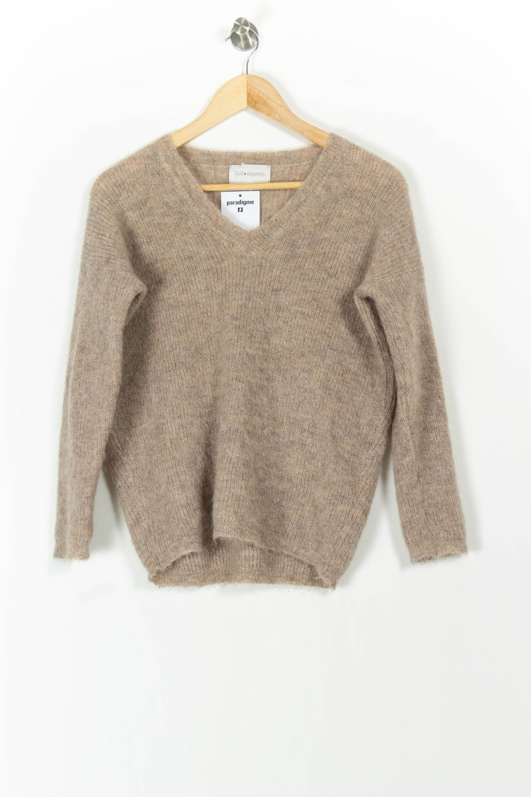 Pull Beige - Taille S/36 de la marque Sud express | PARAD106841 - Vendu par Paradigme - Image 2