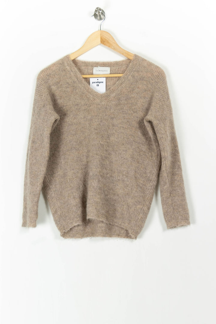 Pull Beige - Taille S/36 de la marque Sud express | PARAD106841 - Vendu par Paradigme - Image 2