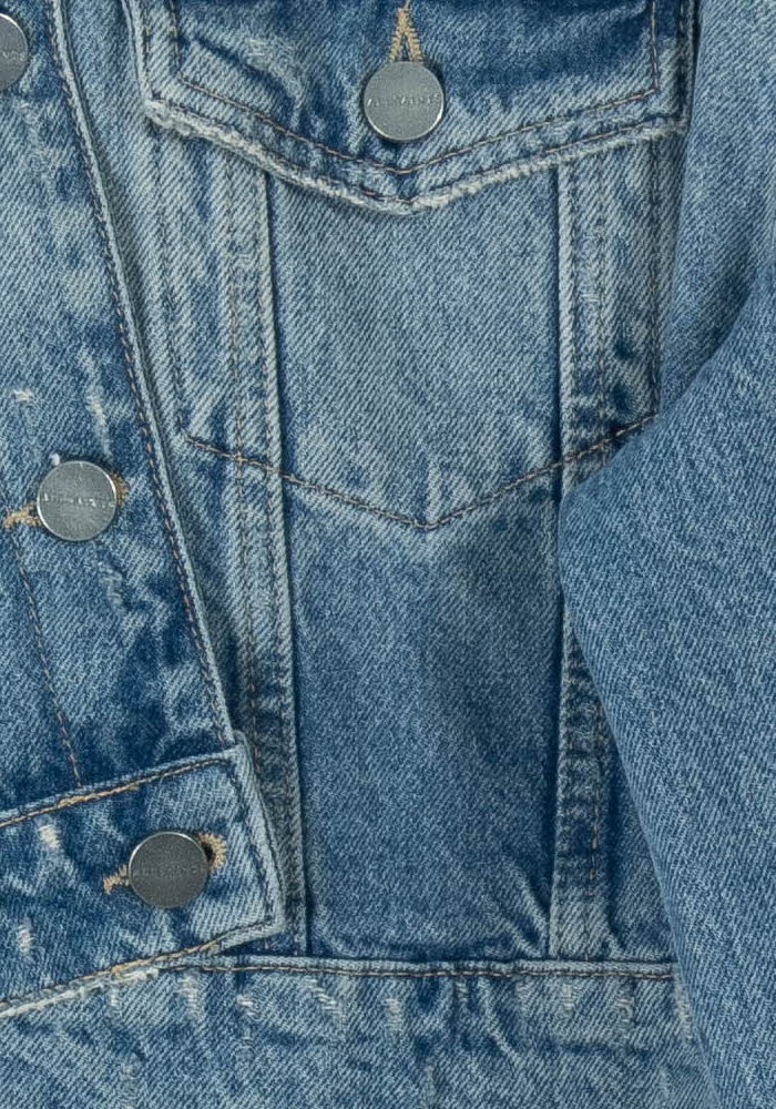Veste en Jean Bleue - Taille XS/34 de la marque All Saints | PARAD106842 - Vendu par Paradigme - Image 3