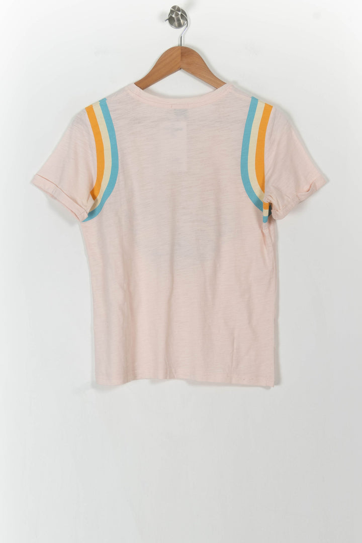 Tee-shirt Rose et Bleu - Taille M/38 de la marque Wild | PARAD106848 - Vendu par Paradigme - Image 4