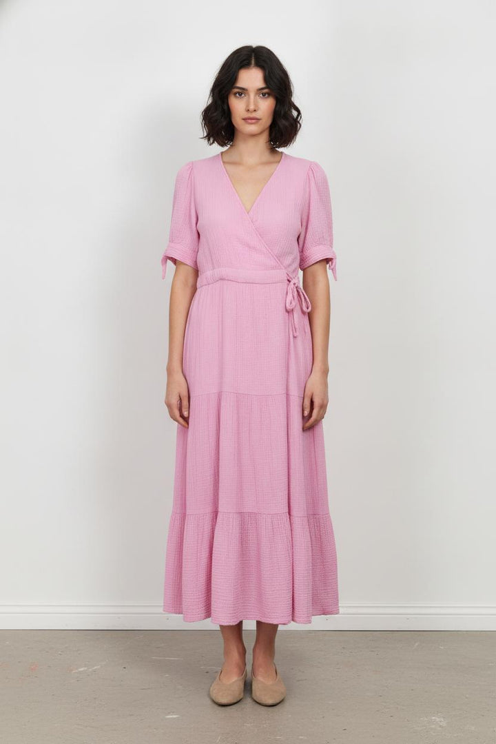 Robe Longue Rose - Taille S/36 de la marque FRNCH | PARAD106849 - Vendu par Paradigme - Image 1