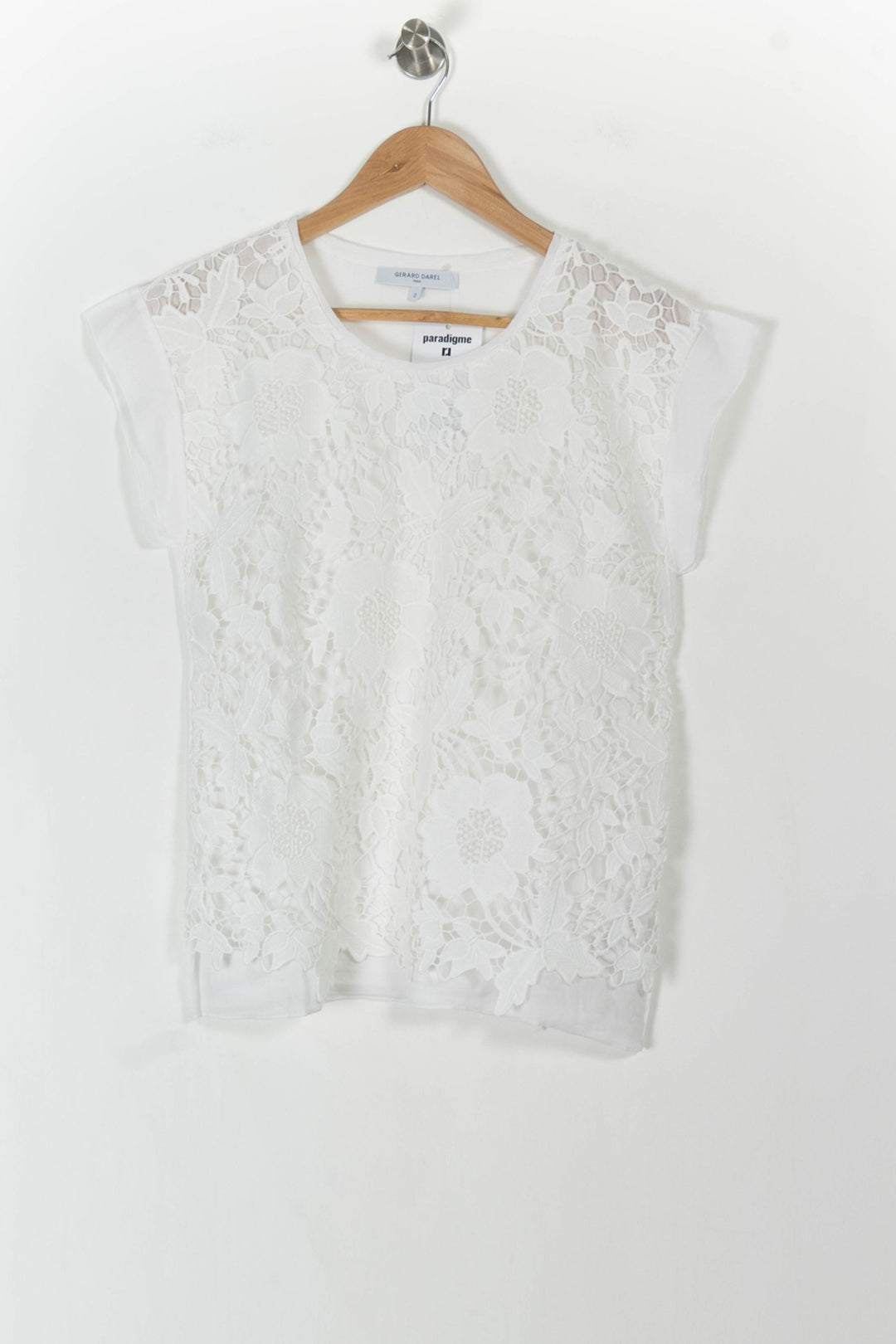 Top Blanc - Taille M/38 de la marque Gerard Darel | PARAD106851 - Vendu par Paradigme - Image 2