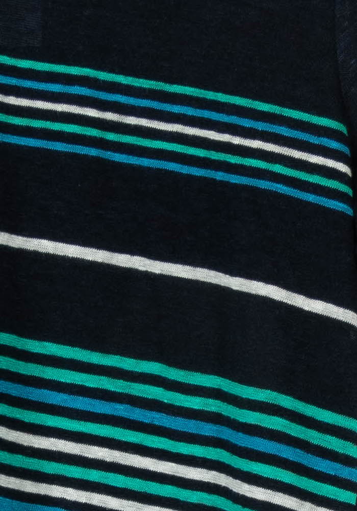 Tee-shirt Rayé Bleu et Vert - Taille L/40 de la marque Gerard Darel | PARAD106852 - Vendu par Paradigme - Image 3