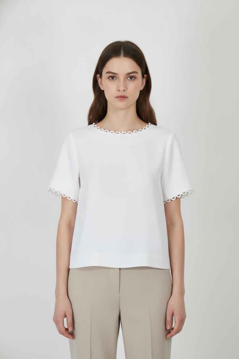 Blouse Blanche - Taille L/40 de la marque Gerard Darel | PARAD106855 - Vendu par Paradigme - Image 1