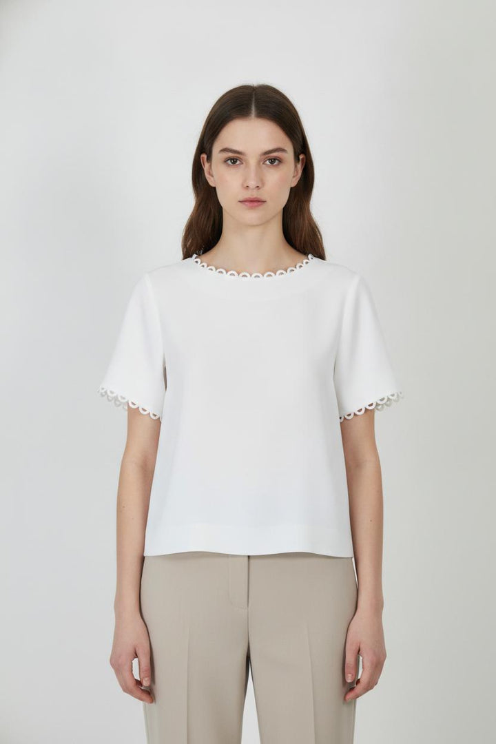 Blouse Blanche - Taille L/40 de la marque Gerard Darel | PARAD106855 - Vendu par Paradigme - Image 1