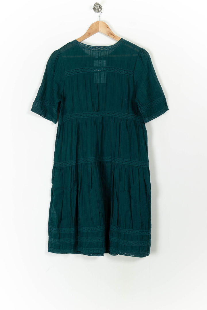 Robe Midi Verte - Taille L/40 de la marque Maison 123 | PARAD106856 - Vendu par Paradigme - Image 4
