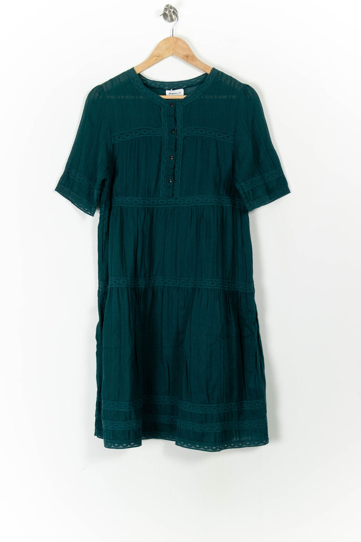 Robe Midi Verte - Taille L/40 de la marque Maison 123 | PARAD106856 - Vendu par Paradigme - Image 2