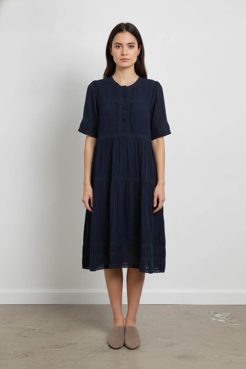 Robe Midi Bleue - Taille L/40 de la marque Maison 123 | PARAD106857 - Vendu par Paradigme - Image 1