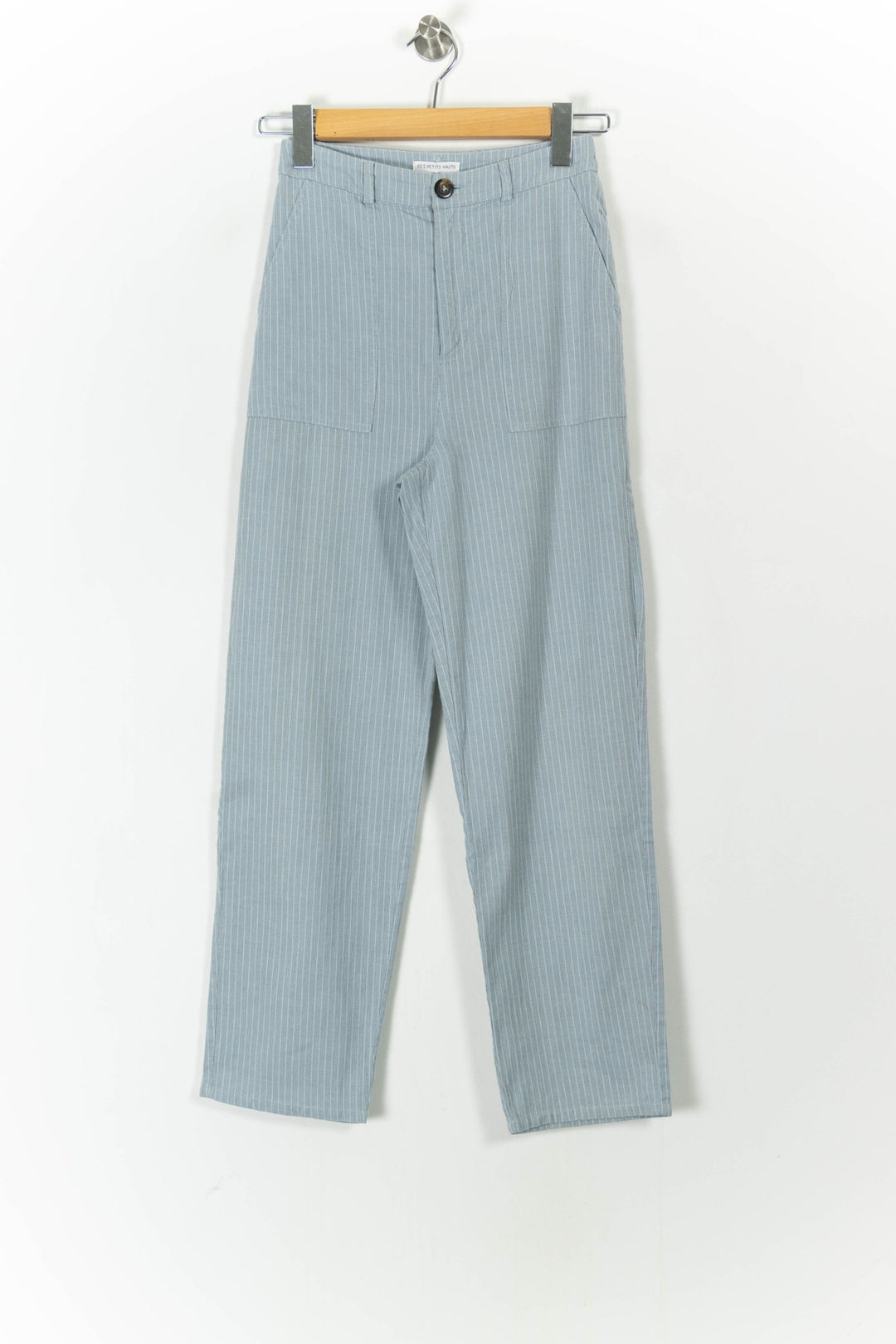 Pantalon Bleu Rayé - Taille S/36 de la marque Des petits hauts | PARAD106859 - Vendu par Paradigme - Image 2
