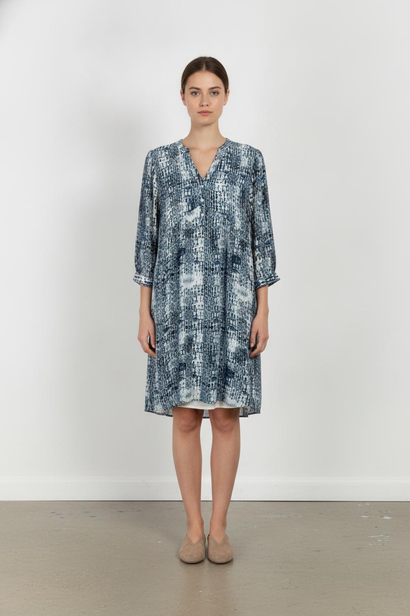 Robe Midi Bleu et Blanc - Taille M/38 de la marque Maison 123 | PARAD106863 - Vendu par Paradigme - Image 1