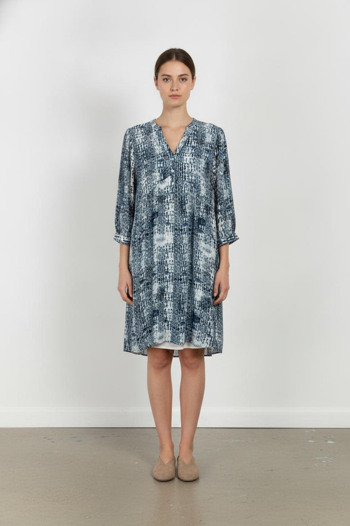 Robe Midi Bleu et Blanc - Taille M/38 de la marque Maison 123 | PARAD106863 - Vendu par Paradigme - Image 1