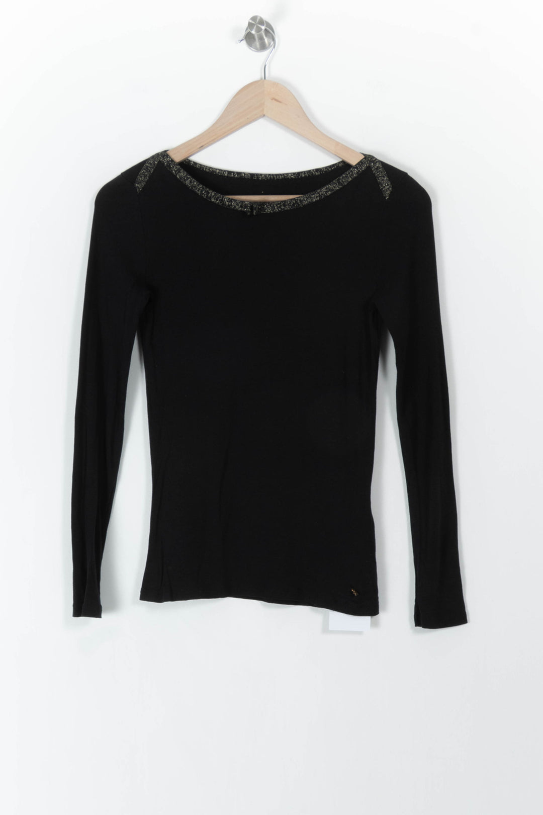 Tee-shirt à Manches Longues Noir - Taille S/36 de la marque Des petits hauts | PARAD106871 - Vendu par Paradigme - Image 2