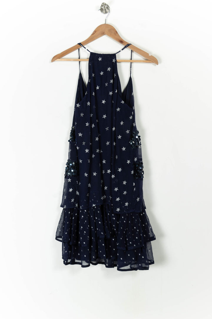 Robe Courte Bleue - Taille M/38 de la marque Derhy | PARAD106876 - Vendu par Paradigme - Image 4