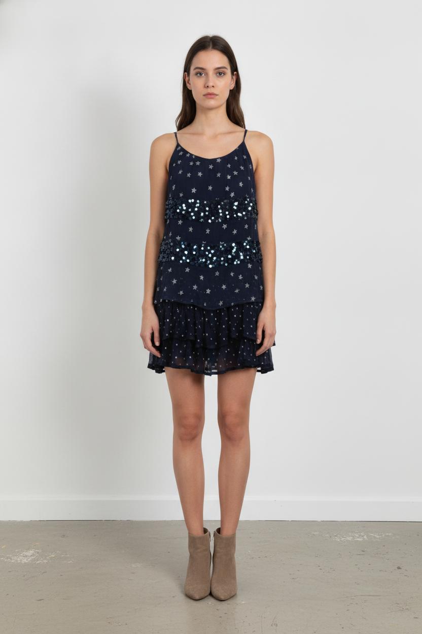 Robe Courte Bleue - Taille M/38 de la marque Derhy | PARAD106876 - Vendu par Paradigme - Image 1