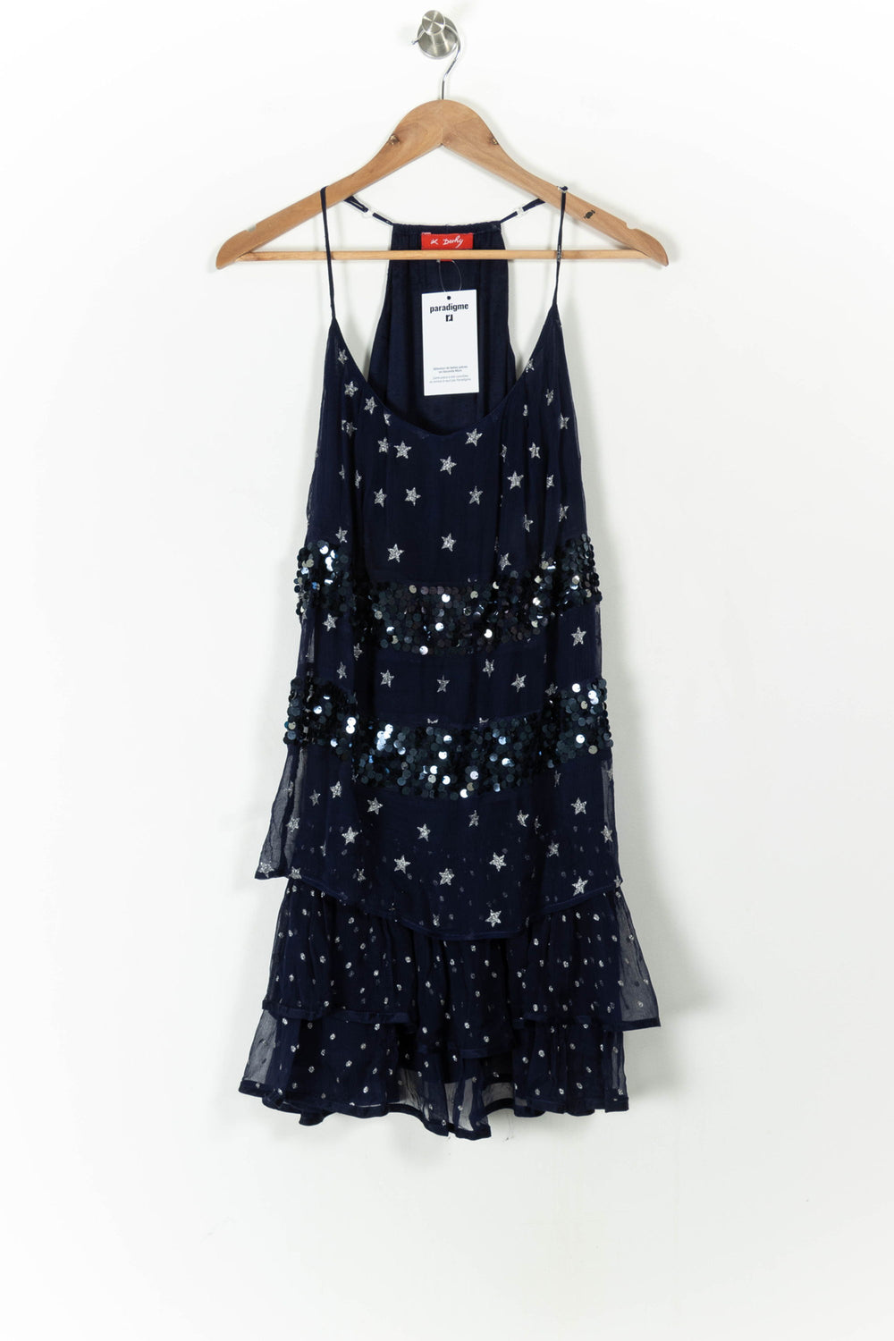 Robe Courte Bleue - Taille M/38 de la marque Derhy | PARAD106876 - Vendu par Paradigme - Image 2