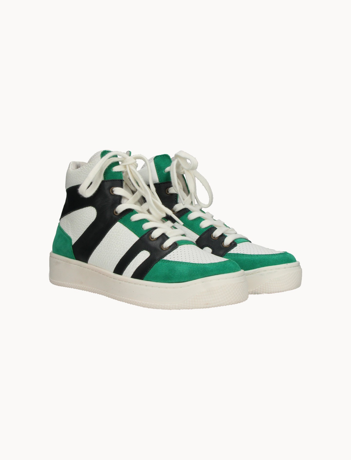 Sneakers Blancs Vert et Noir - Taille S/36 de la marque Jules & Jenn | PARAD106892 - Vendu par Paradigme - Image 2