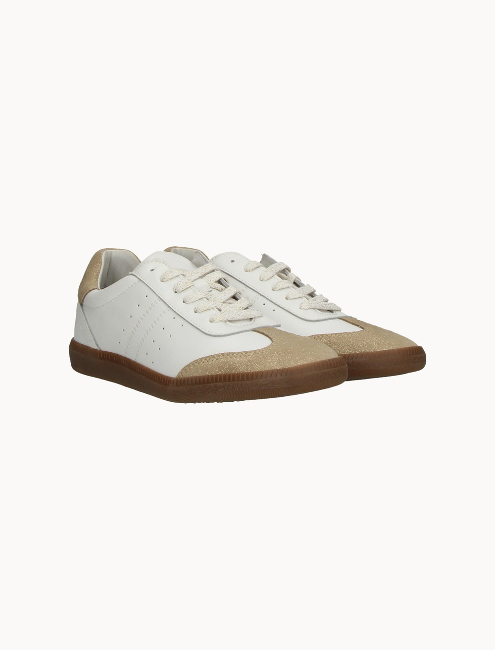 Baskets Blanc et Beige - Taille S/36 de la marque Jules & Jenn | PARAD106893 - Vendu par Paradigme - Image 2
