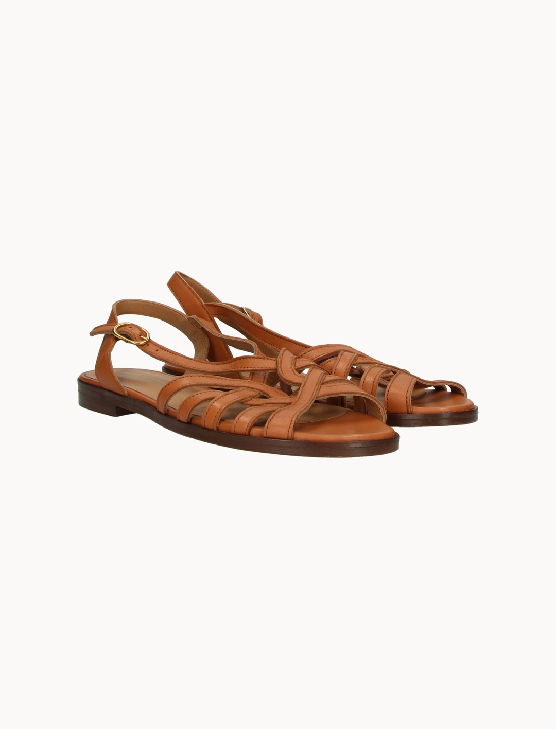 Sandales Marron - Taille S/36 de la marque Jules & Jenn | PARAD106894 - Vendu par Paradigme - Image 2