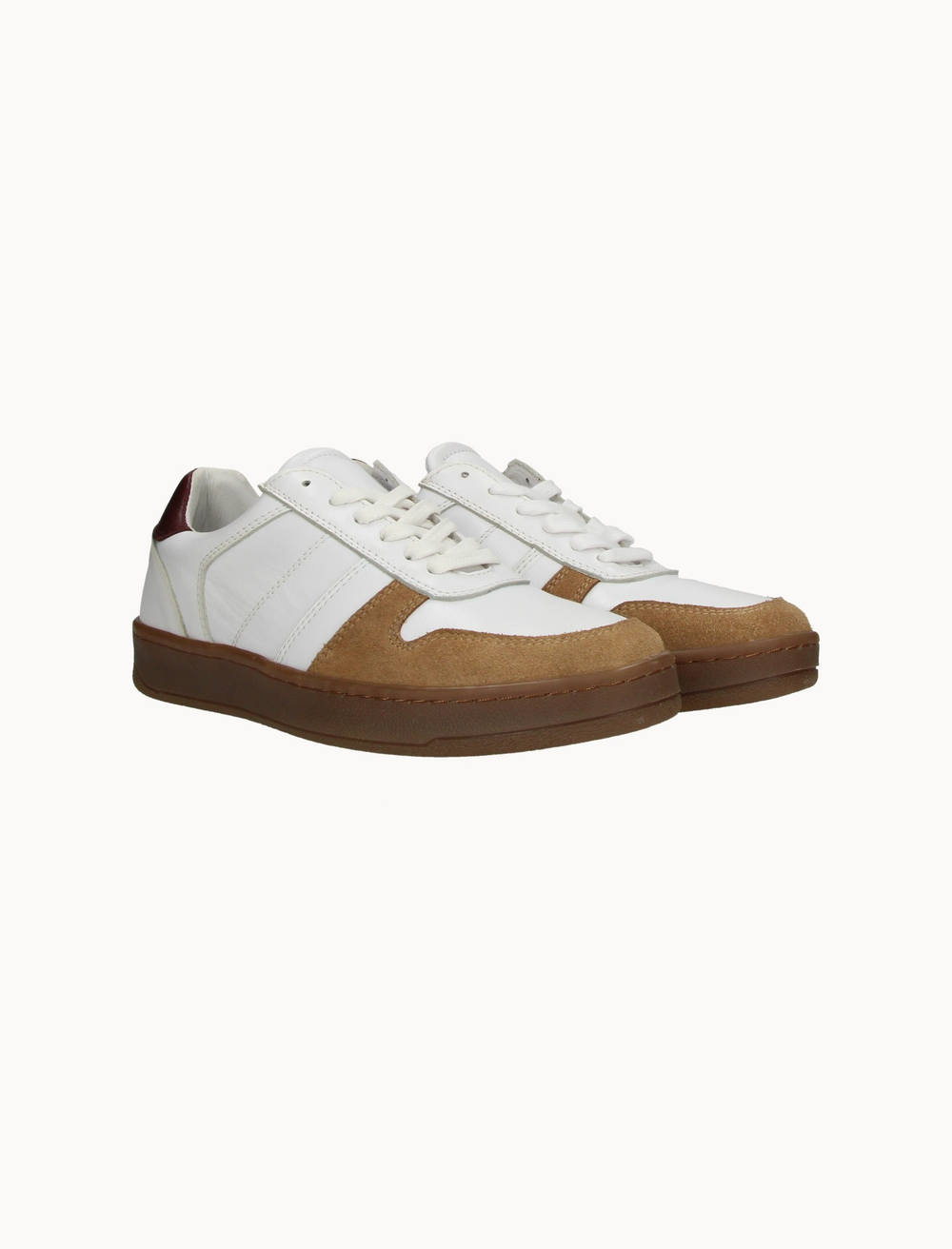 Sneakers Blanc et Marron - Taille S/36 de la marque Jules & Jenn | PARAD106897 - Vendu par Paradigme - Image 2