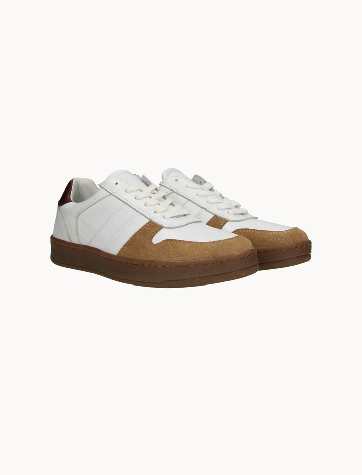 Sneakers Blanc et Marron - Taille S/36 de la marque Jules & Jenn | PARAD106897 - Vendu par Paradigme - Image 2