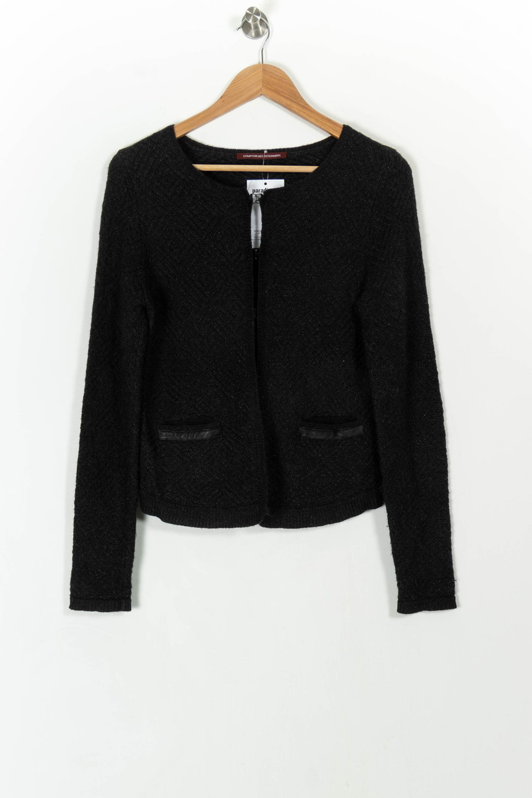 Gilet Noir - Taille M/38 de la marque Comptoir des Cotonniers | PARAD106905 - Vendu par Paradigme - Image 2