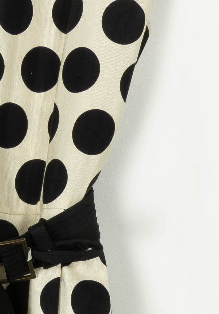 Robe Écrue et Noire - Taille M/38 de la marque Weill | PARAD106914 - Vendu par Paradigme - Image 3