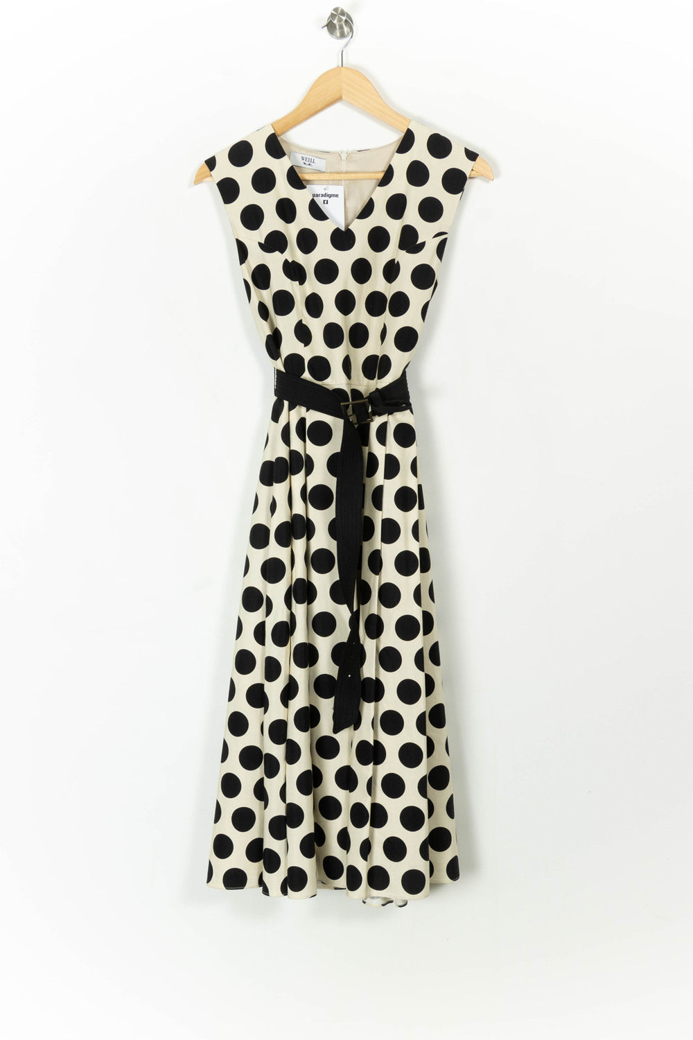 Robe Écrue et Noire - Taille M/38 de la marque Weill | PARAD106914 - Vendu par Paradigme - Image 2