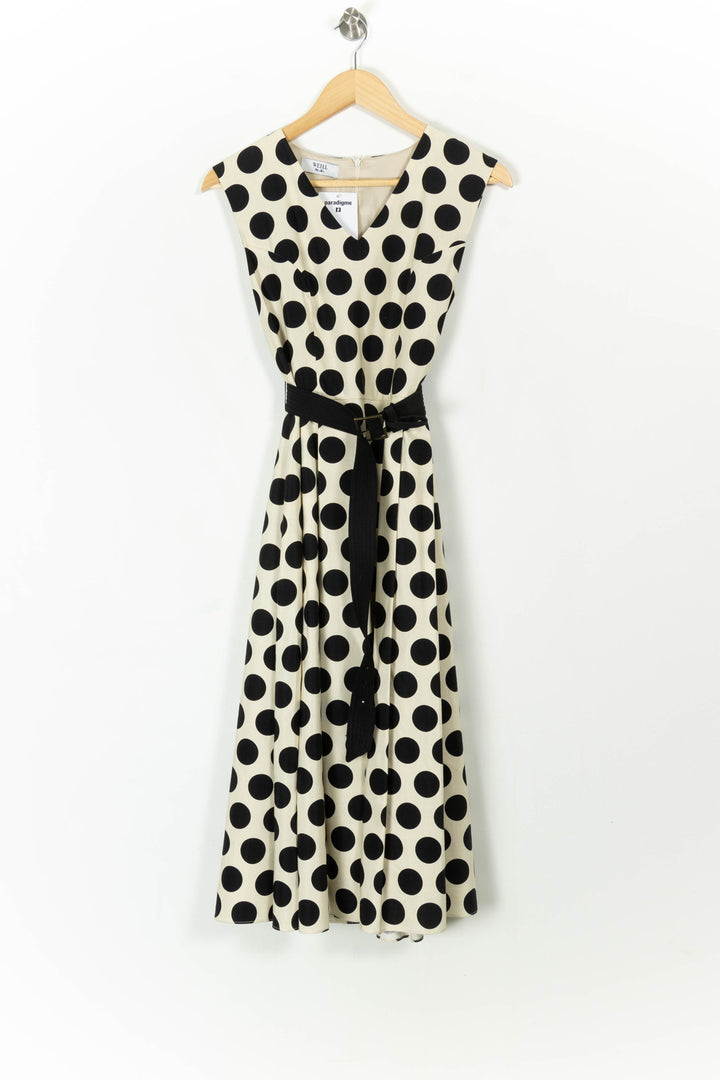 Robe Écrue et Noire - Taille M/38 de la marque Weill | PARAD106914 - Vendu par Paradigme - Image 2