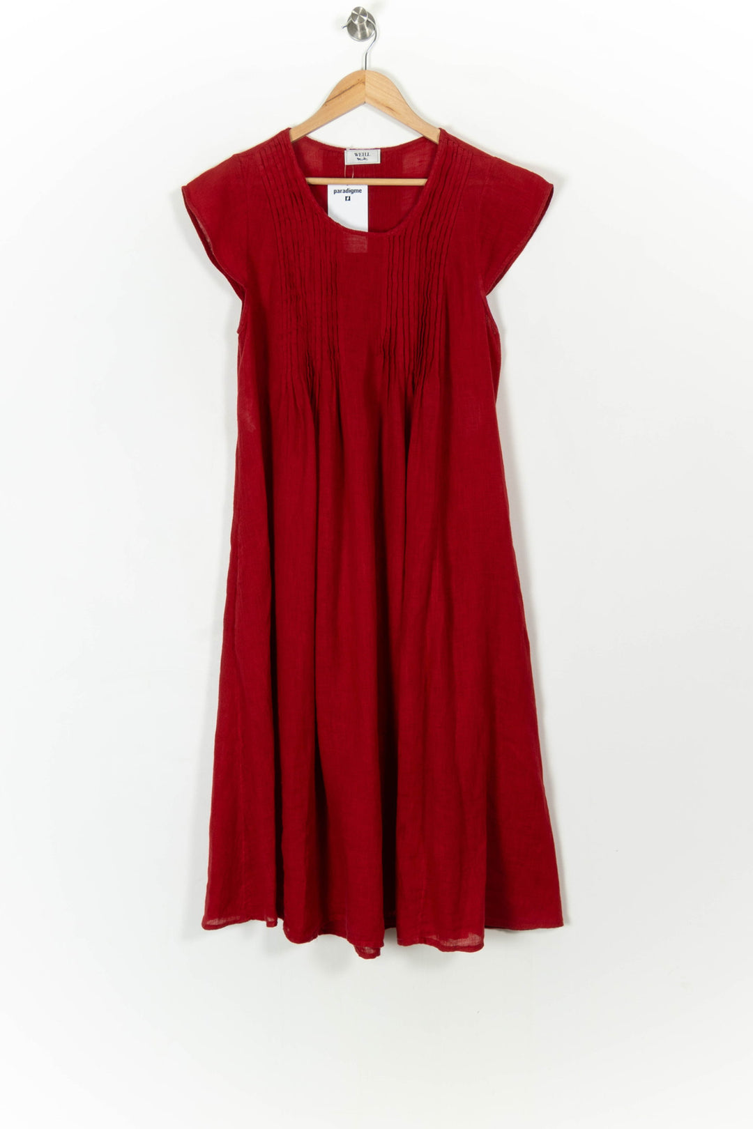 Robe Rouge - Taille M/38 de la marque Weill | PARAD106919 - Vendu par Paradigme - Image 2