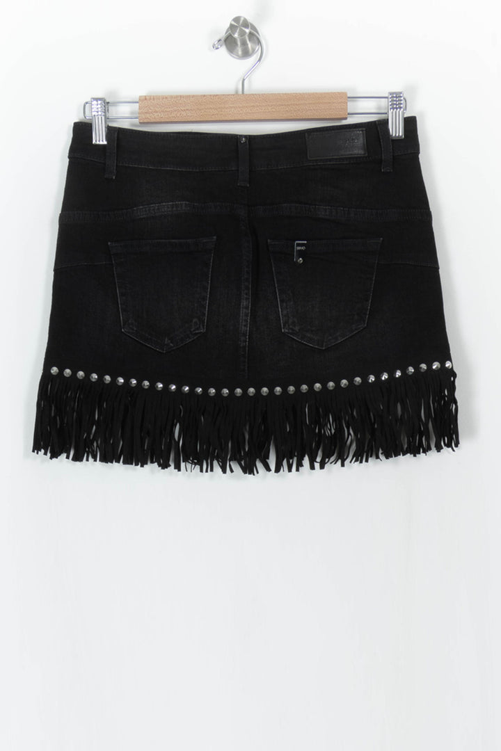 Jupe Courte Noire - Taille S/36 de la marque Liu Jo | PARAD106926 - Vendu par Paradigme - Image 4