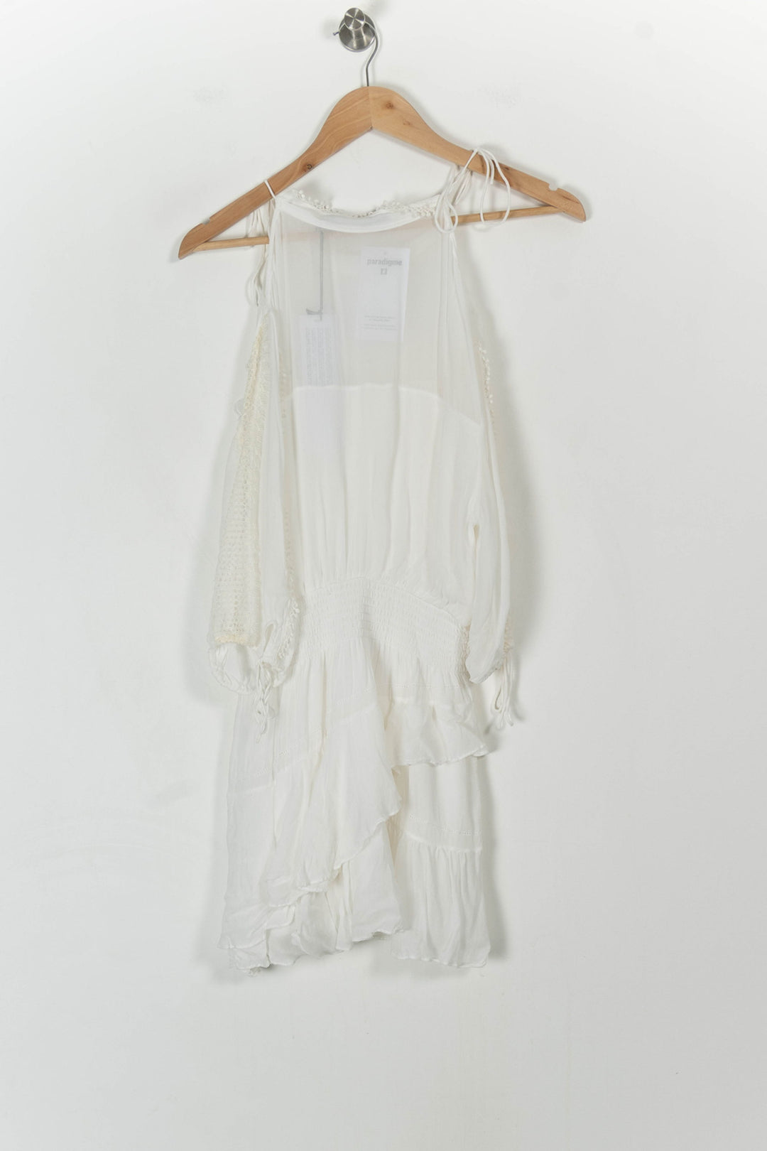 Robe Courte Blanche - Taille S/36 de la marque IRO | PARAD106928 - Vendu par Paradigme - Image 4