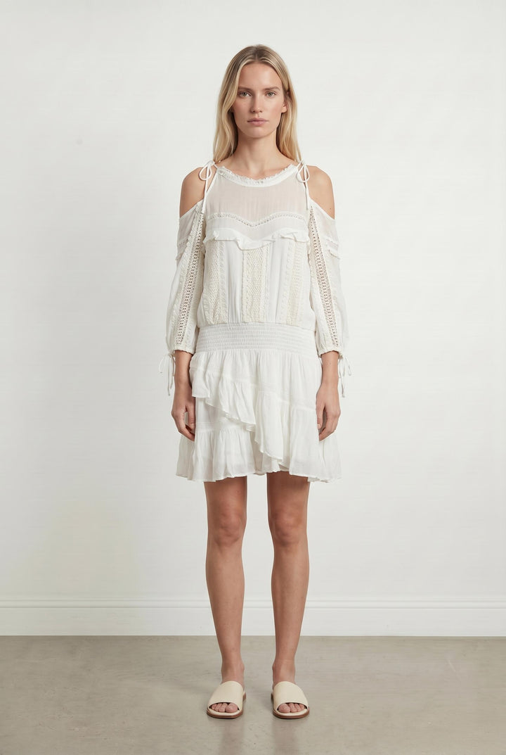 Robe Courte Blanche - Taille S/36 de la marque IRO | PARAD106928 - Vendu par Paradigme - Image 1