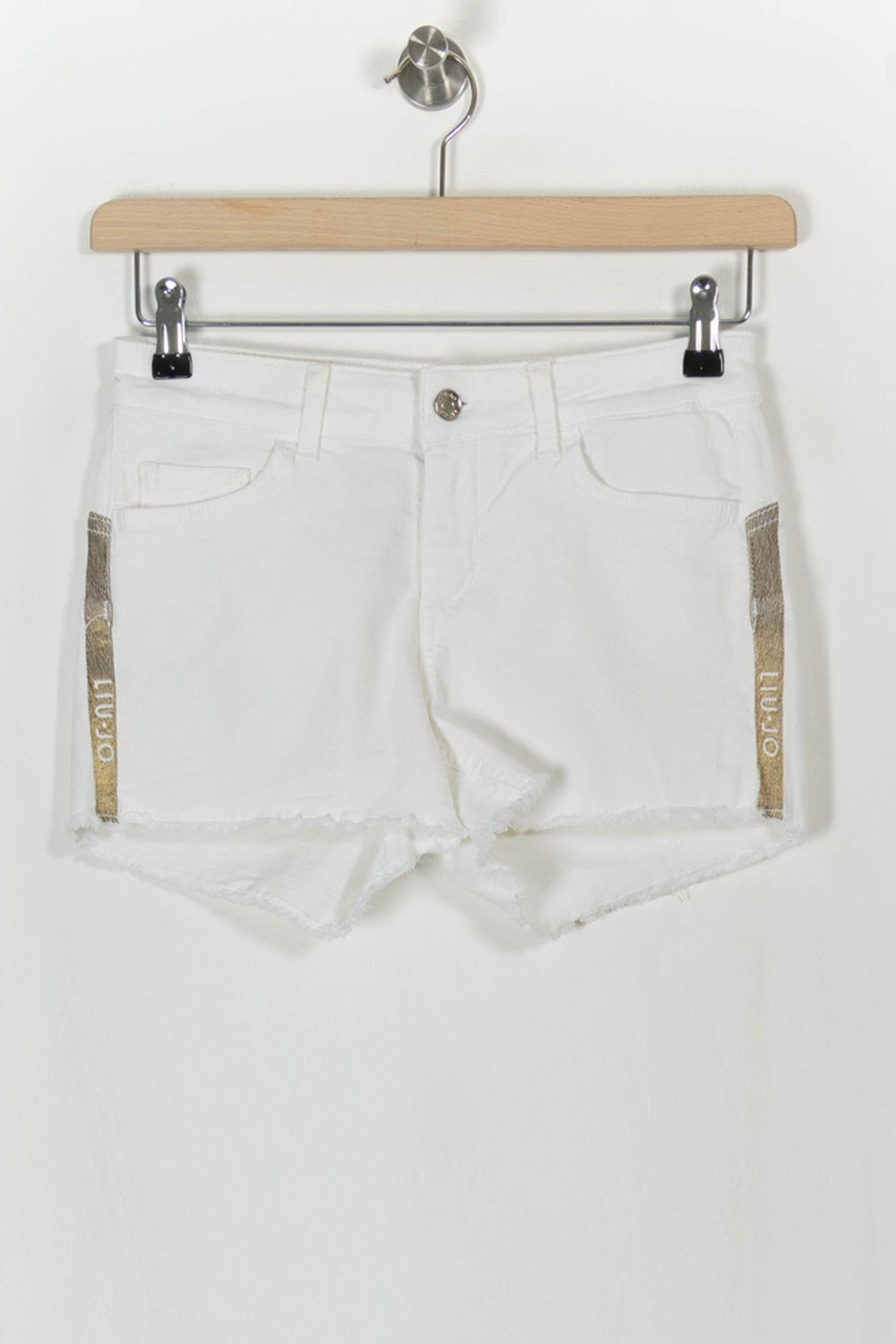 Short Blanc et Doré - Taille S/36 de la marque Liu Jo | PARAD106930 - Vendu par Paradigme - Image 2