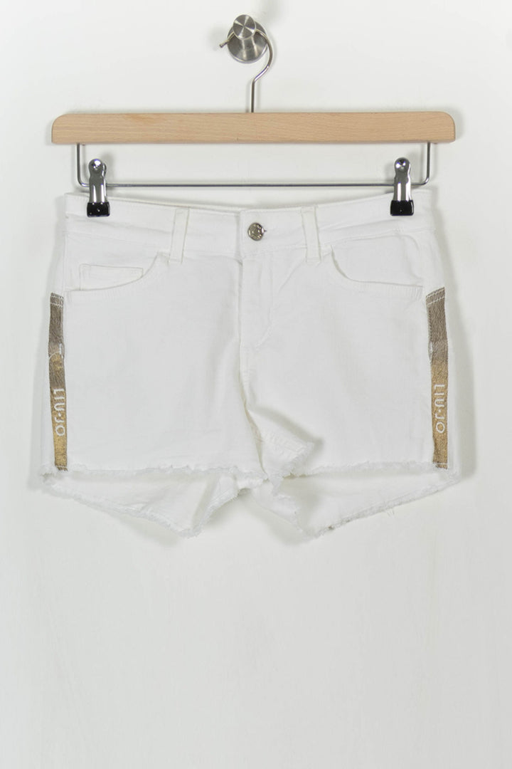 Short Blanc et Doré - Taille S/36 de la marque Liu Jo | PARAD106930 - Vendu par Paradigme - Image 2