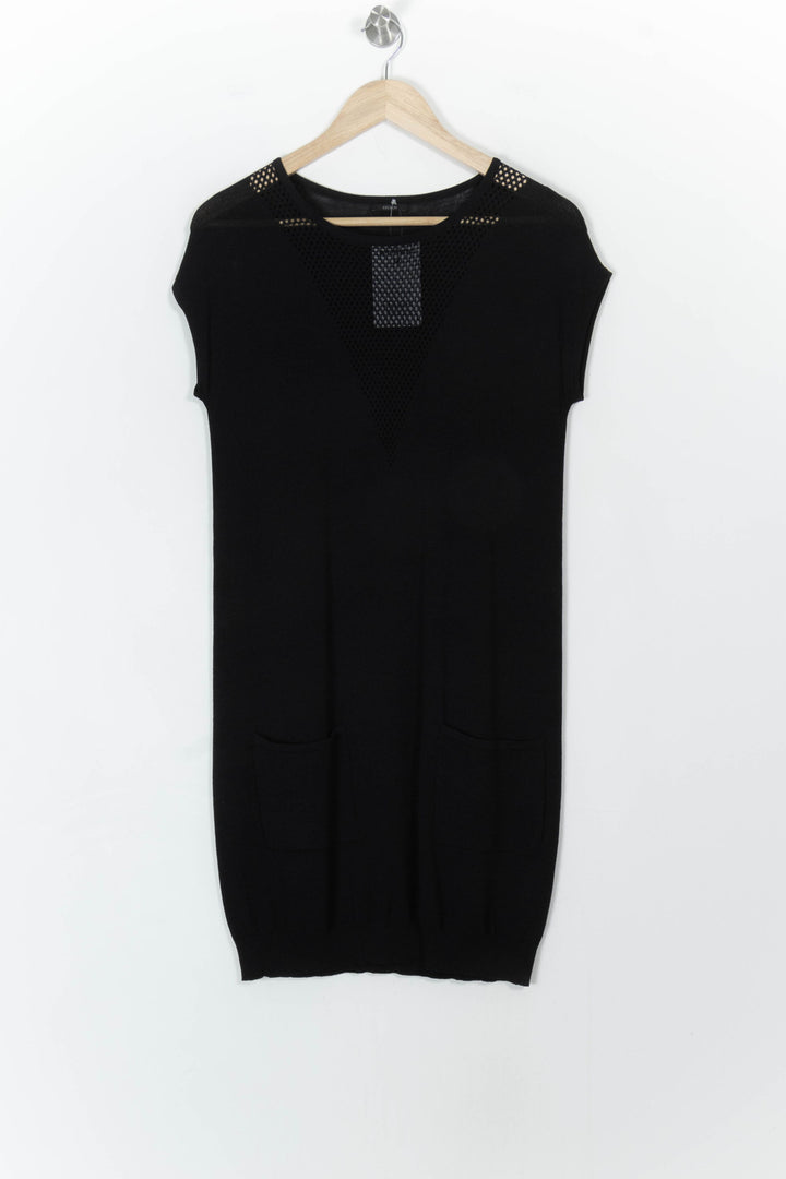 Robe Midi Noire - Taille M/38 de la marque IKKS | PARAD106933 - Vendu par Paradigme - Image 2