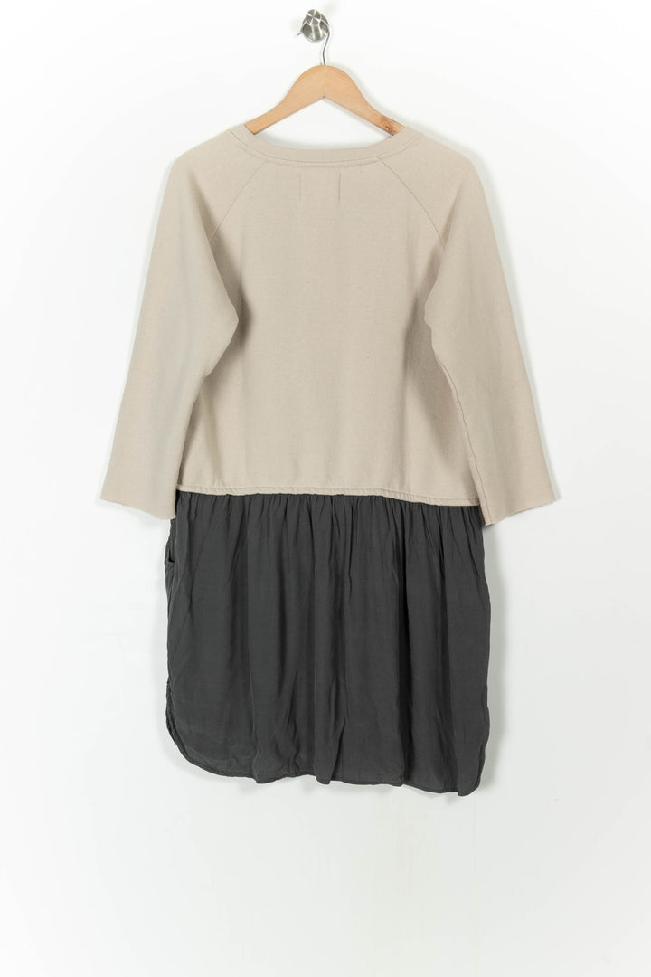 Robe Beige et Noire - Taille M/38 de la marque Léon & Harper | PARAD106935 - Vendu par Paradigme - Image 4
