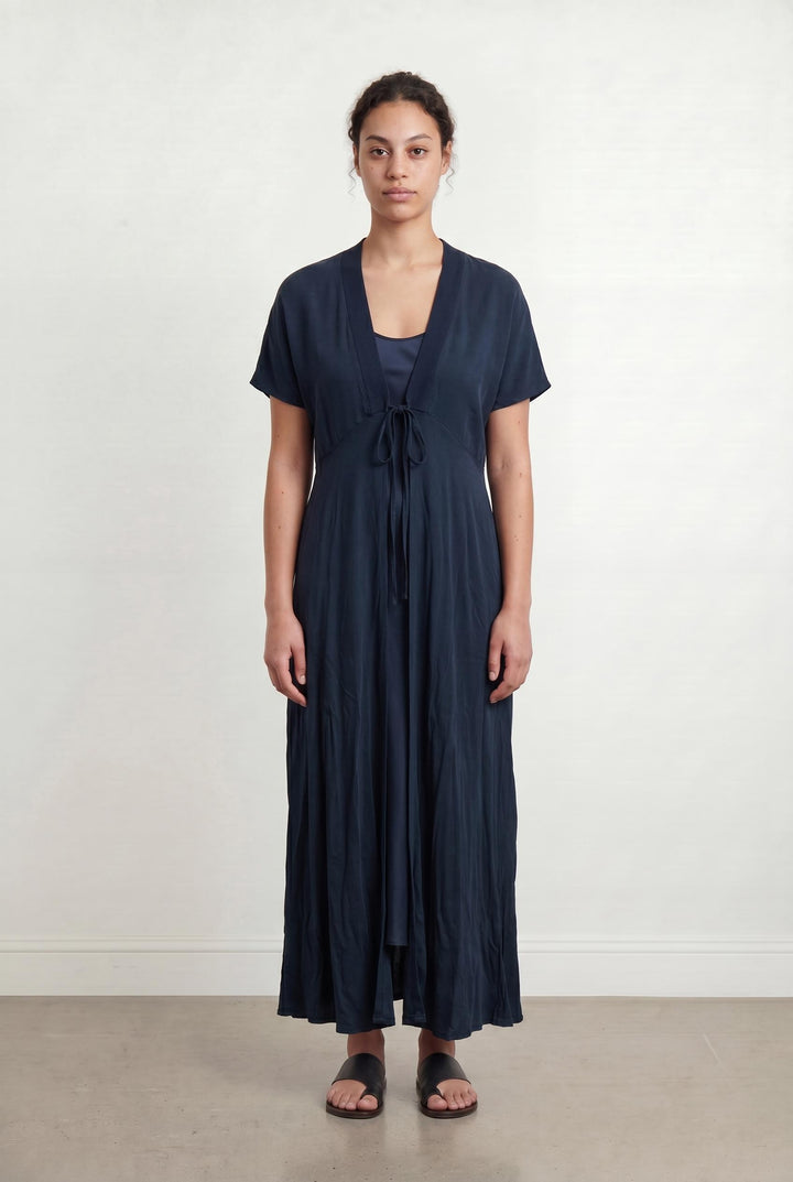 Robe Longue Bleue - Taille XL/42 de la marque La Fée Maraboutée | PARAD106941 - Vendu par Paradigme - Image 1