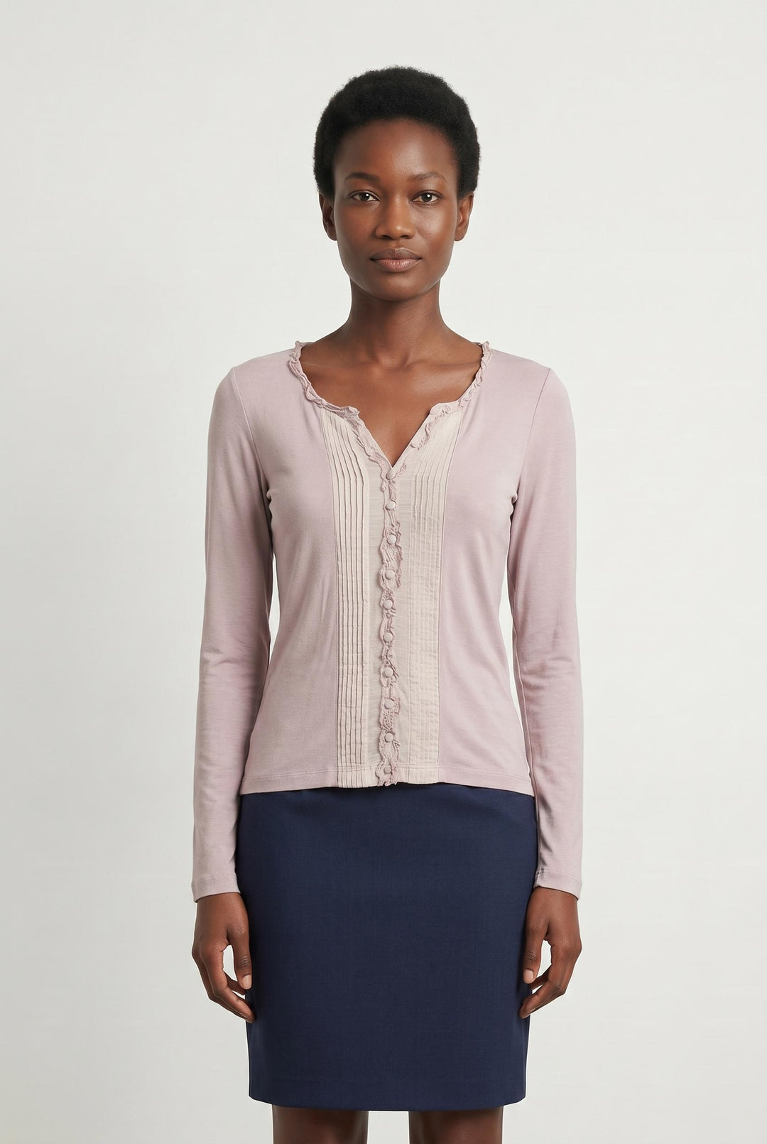 Tunique Rose - Taille S/36 de la marque Caroll | PARAD106942 - Vendu par Paradigme - Image 1