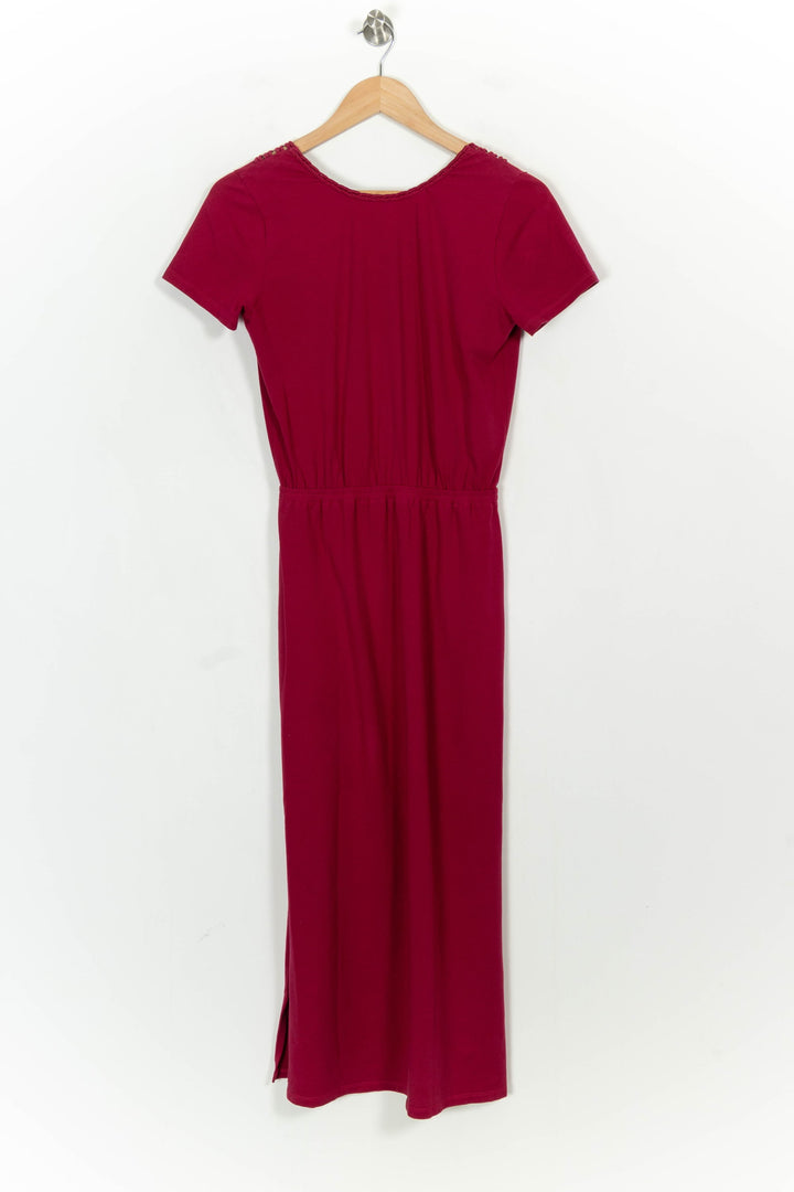 Robe Longue Rose - Taille XS/34 de la marque Sézane | PARAD106945 - Vendu par Paradigme - Image 4