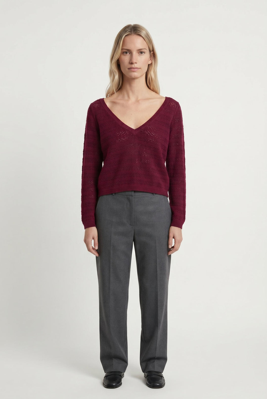 Pull Violet - Taille XS/34 de la marque Sézane | PARAD106946 - Vendu par Paradigme - Image 1