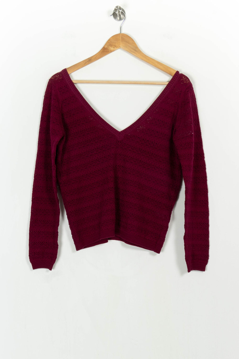 Pull Violet - Taille XS/34 de la marque Sézane | PARAD106946 - Vendu par Paradigme - Image 2