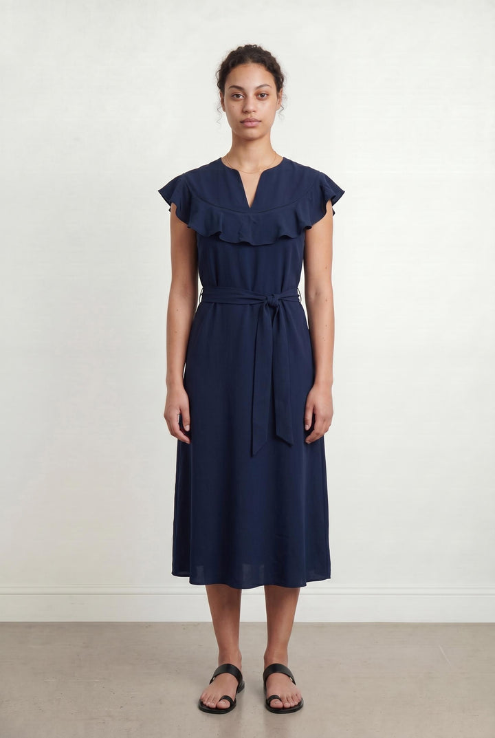 Robe Midi Bleue - Taille L/40 de la marque Comptoir des Cotonniers | PARAD106948 - Vendu par Paradigme - Image 1