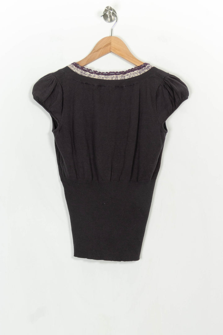 Pull Noir - Taille M/38 de la marque Kookai | PARAD106949 - Vendu par Paradigme - Image 4