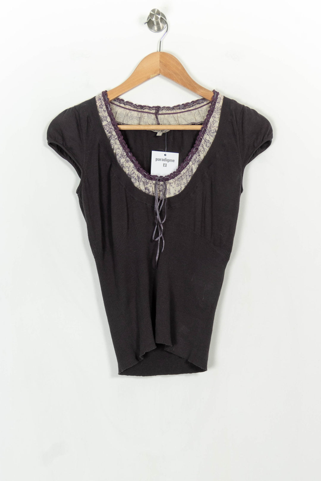 Pull Noir - Taille M/38 de la marque Kookai | PARAD106949 - Vendu par Paradigme - Image 2