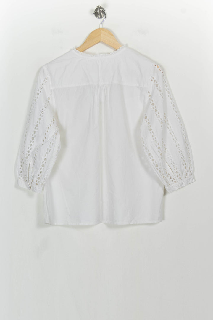 Blouse Blanche - Taille L/40 de la marque Maison 123 | PARAD106956 - Vendu par Paradigme - Image 4