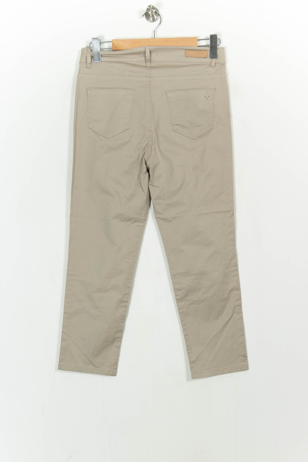 Jean Beige - Taille L/40 de la marque Caroll | PARAD106957 - Vendu par Paradigme - Image 4