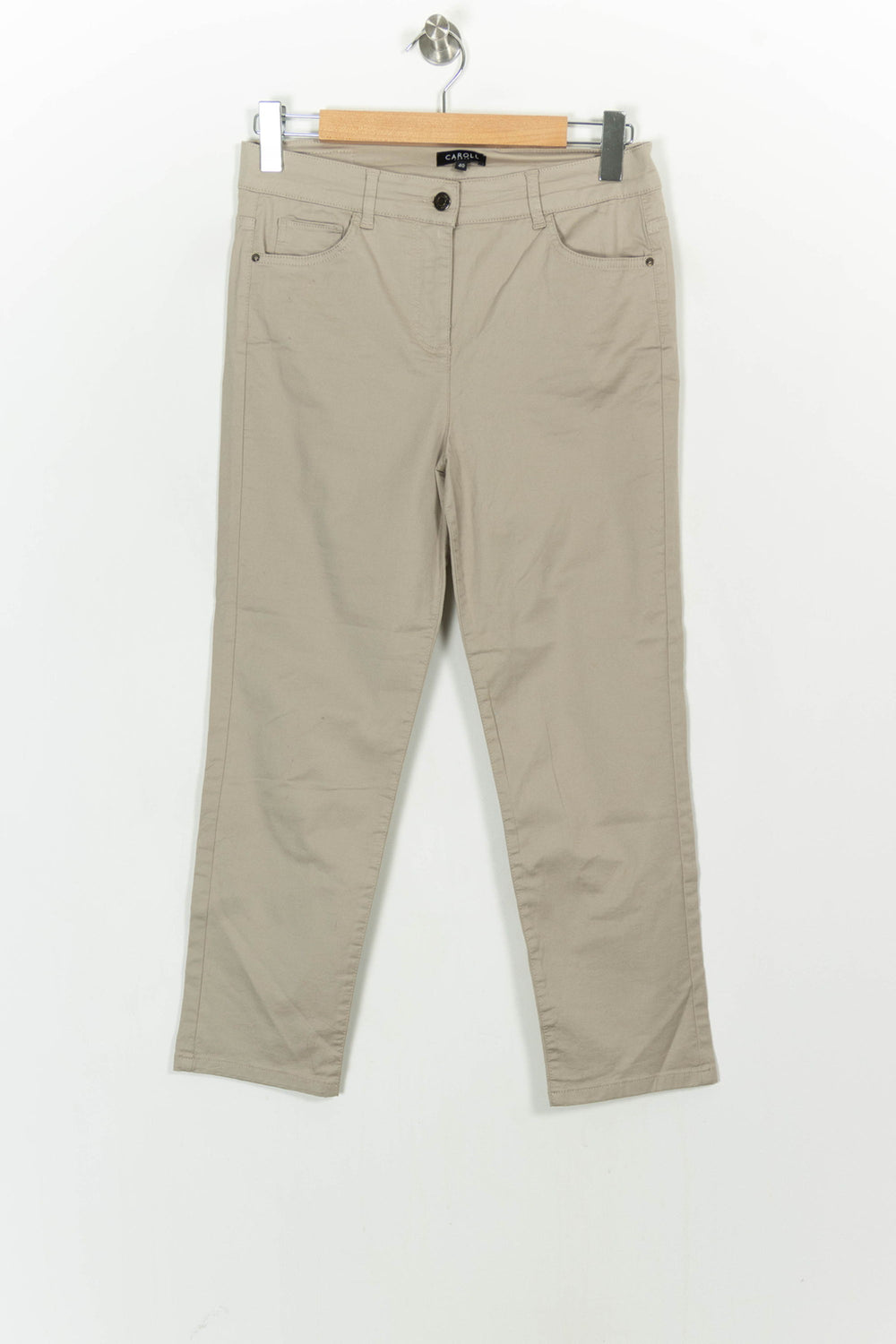 Jean Beige - Taille L/40 de la marque Caroll | PARAD106957 - Vendu par Paradigme - Image 2