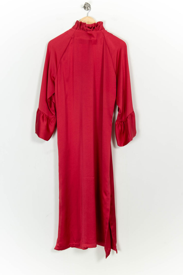 Veste Longue Rouge - Taille XL/42 de la marque Indies | PARAD106958 - Vendu par Paradigme - Image 4