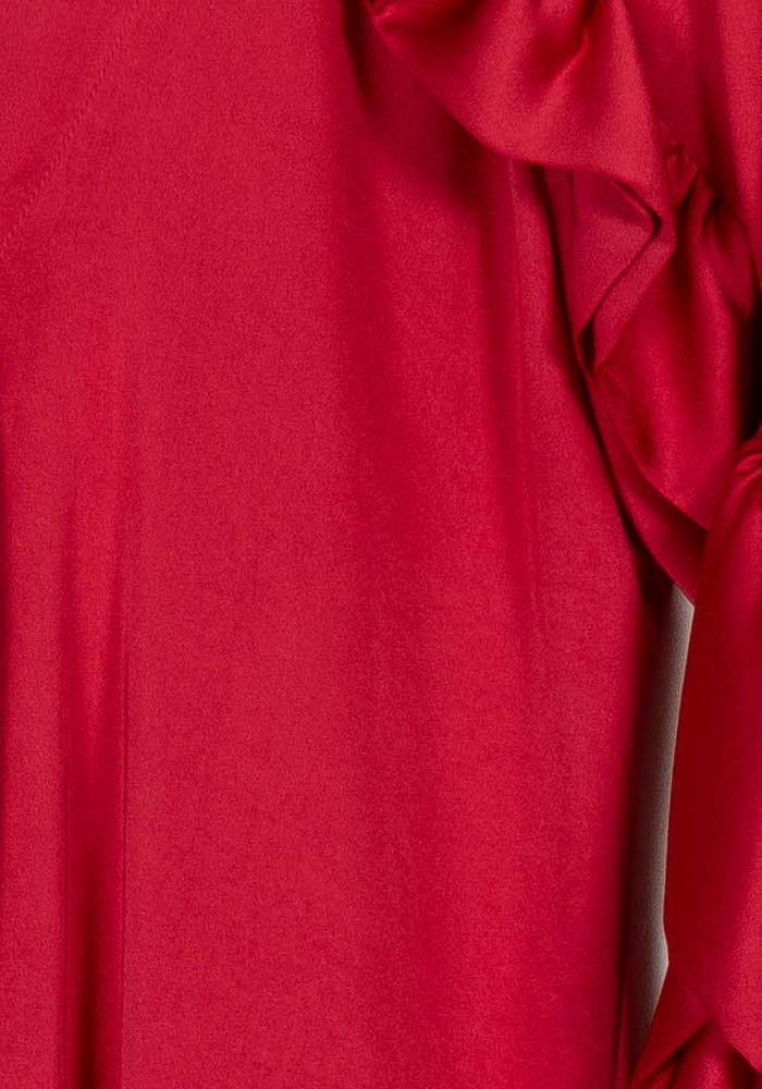 Veste Longue Rouge - Taille XL/42 de la marque Indies | PARAD106958 - Vendu par Paradigme - Image 3